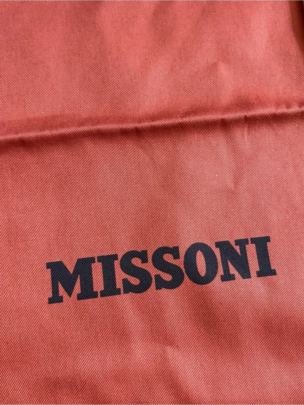 MISSONI Dust Bag in Burnt Orange - New